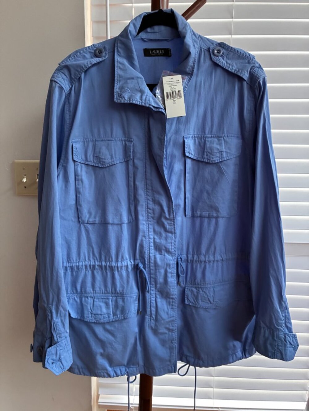 Lauren Ralph Lauren Jacket Woman XL New 100% Cotton